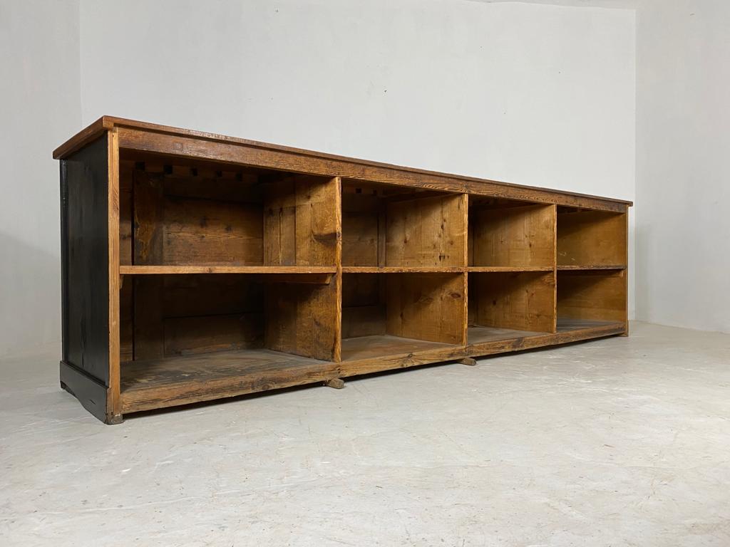 Antique victorian shop counter