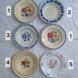 Vintage soup plates