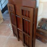 Foldable wooden shelf