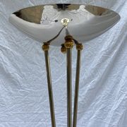 Italian stainless steel lamp - 1980