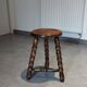 Mid-century design tripod stool, by Charles Dudouyt.