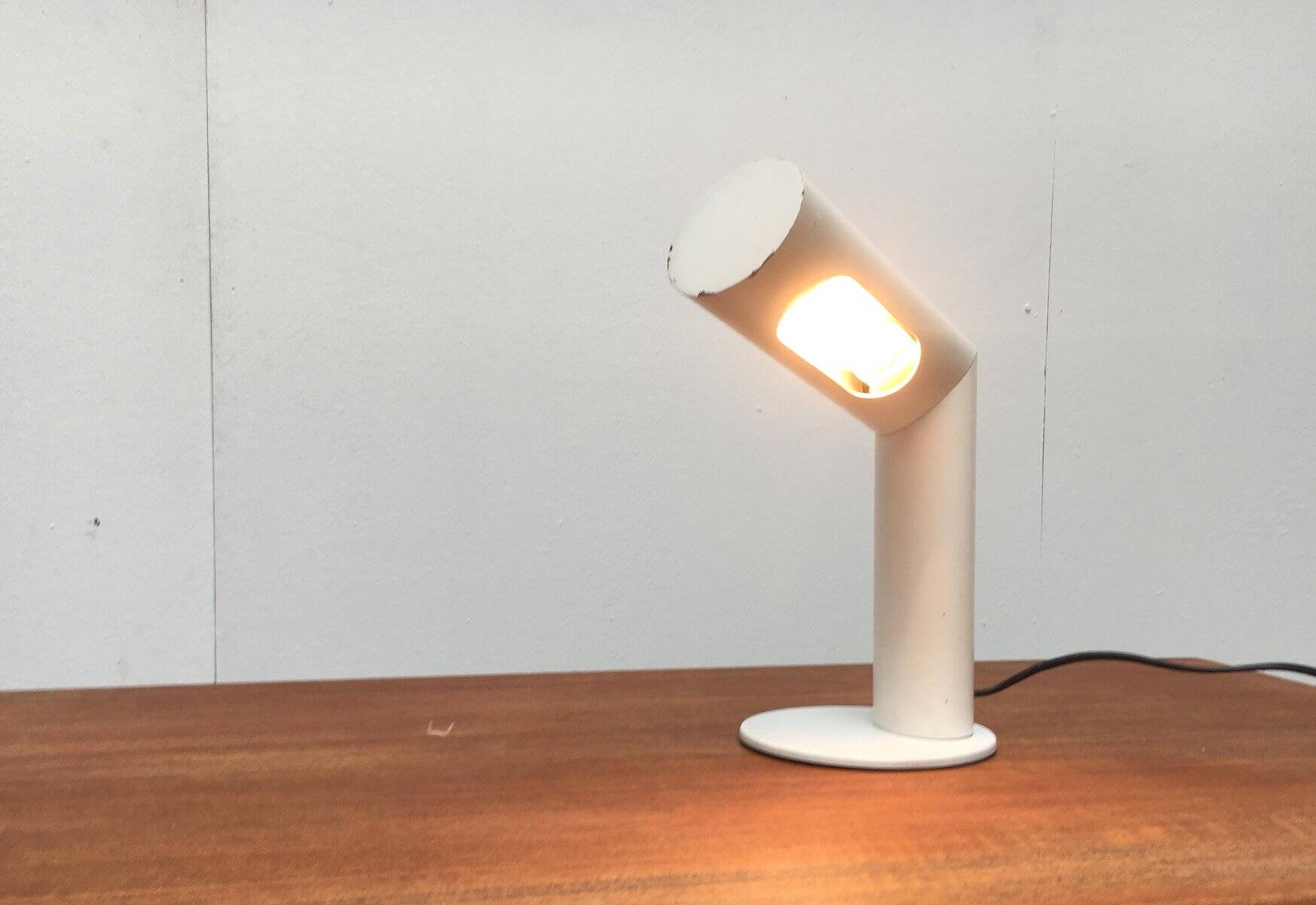 Minimalist metal table lamp by Brendel Leuchten Berlin, 1970s.