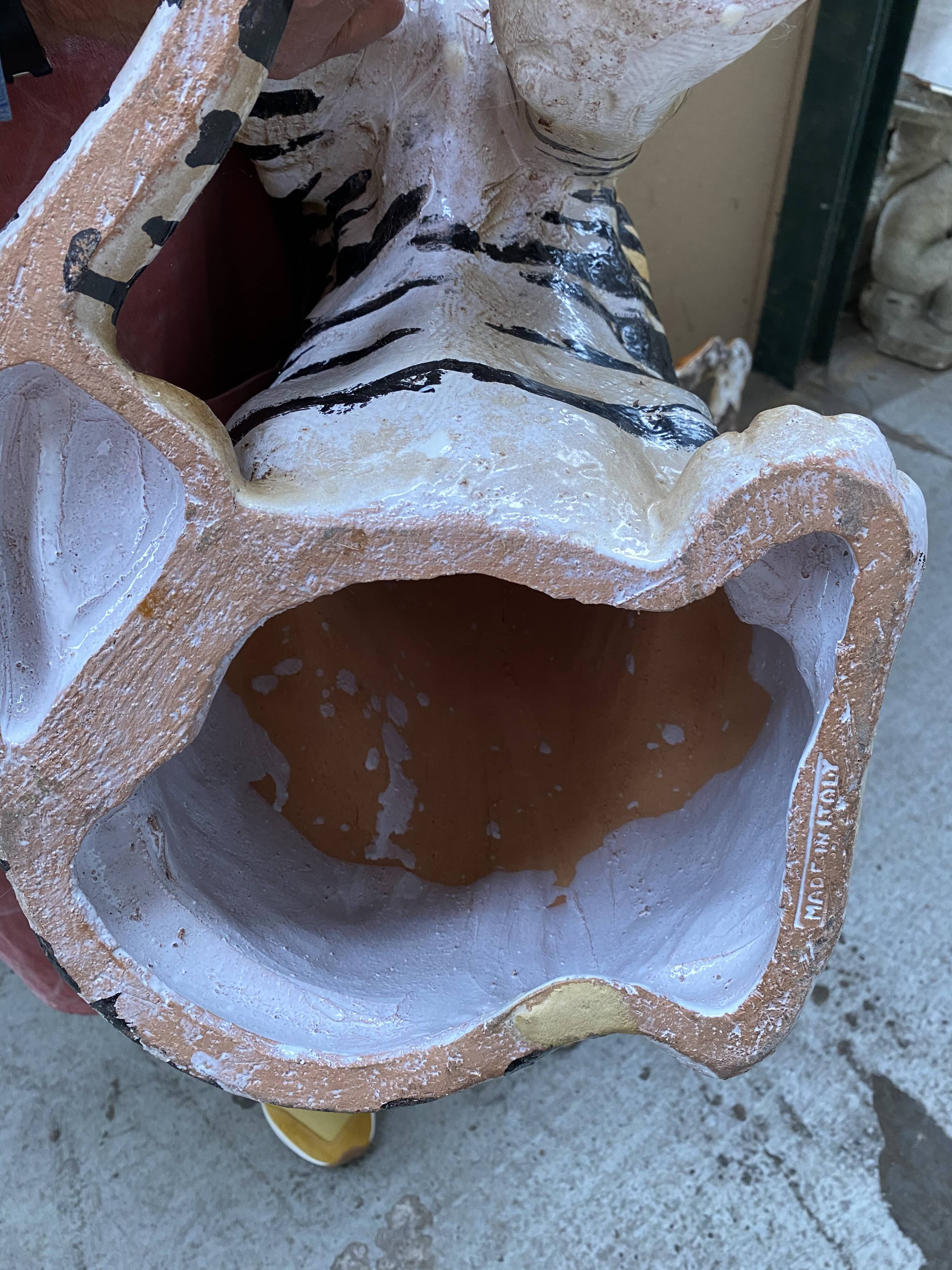 Tiger in ceramic