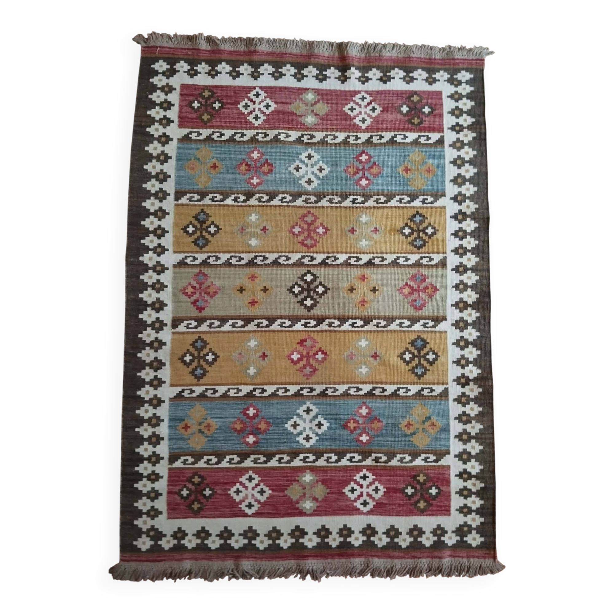 Handmade Indo Qashqaï rug 240x170cm