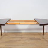 Mid-Century Round Rosewood Extendable Dining Table, Denmark, 1960s