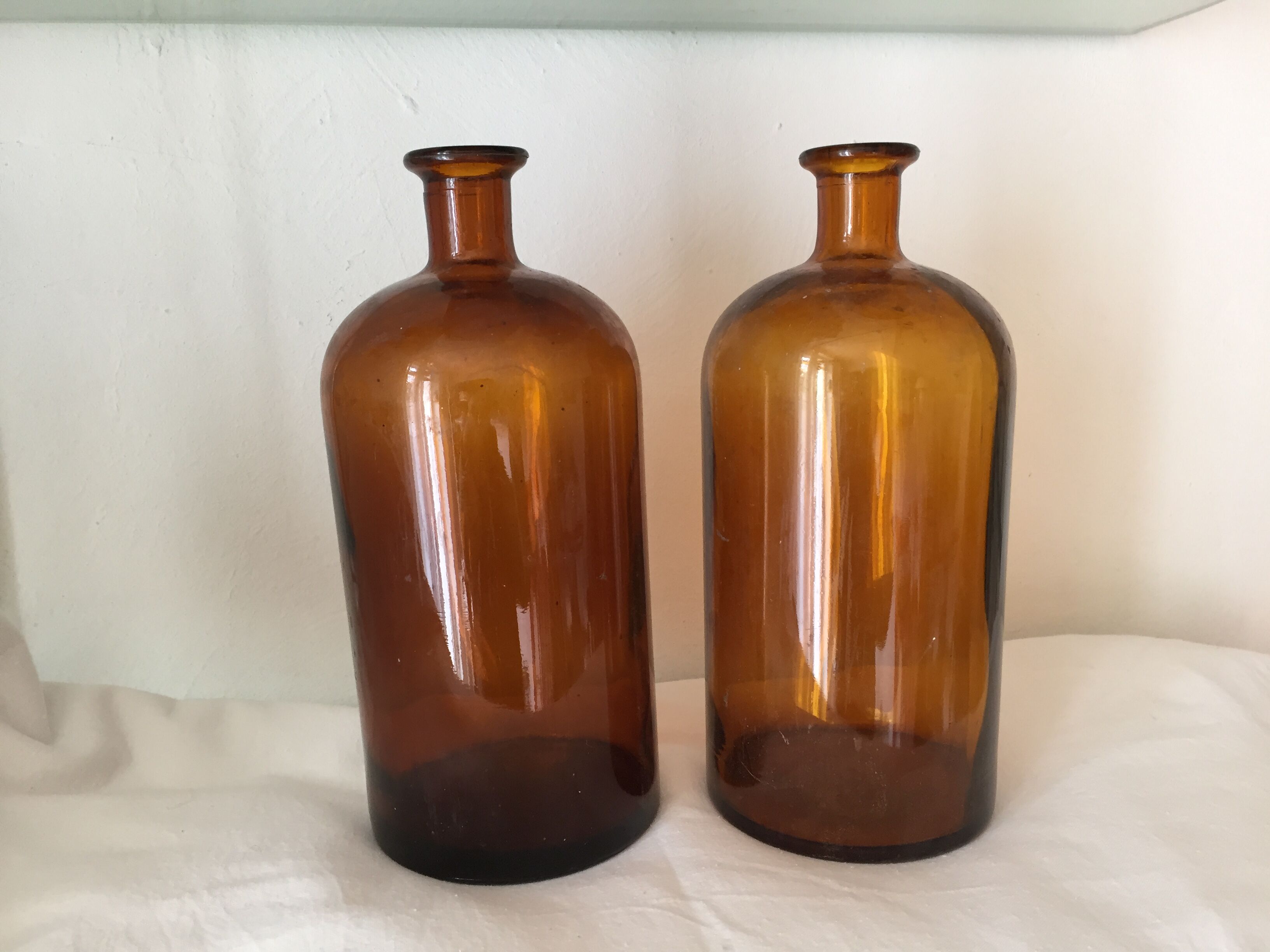 Lot of two bottles pharmacy