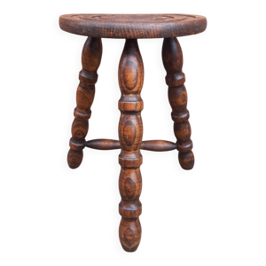 tabouret bas tripode