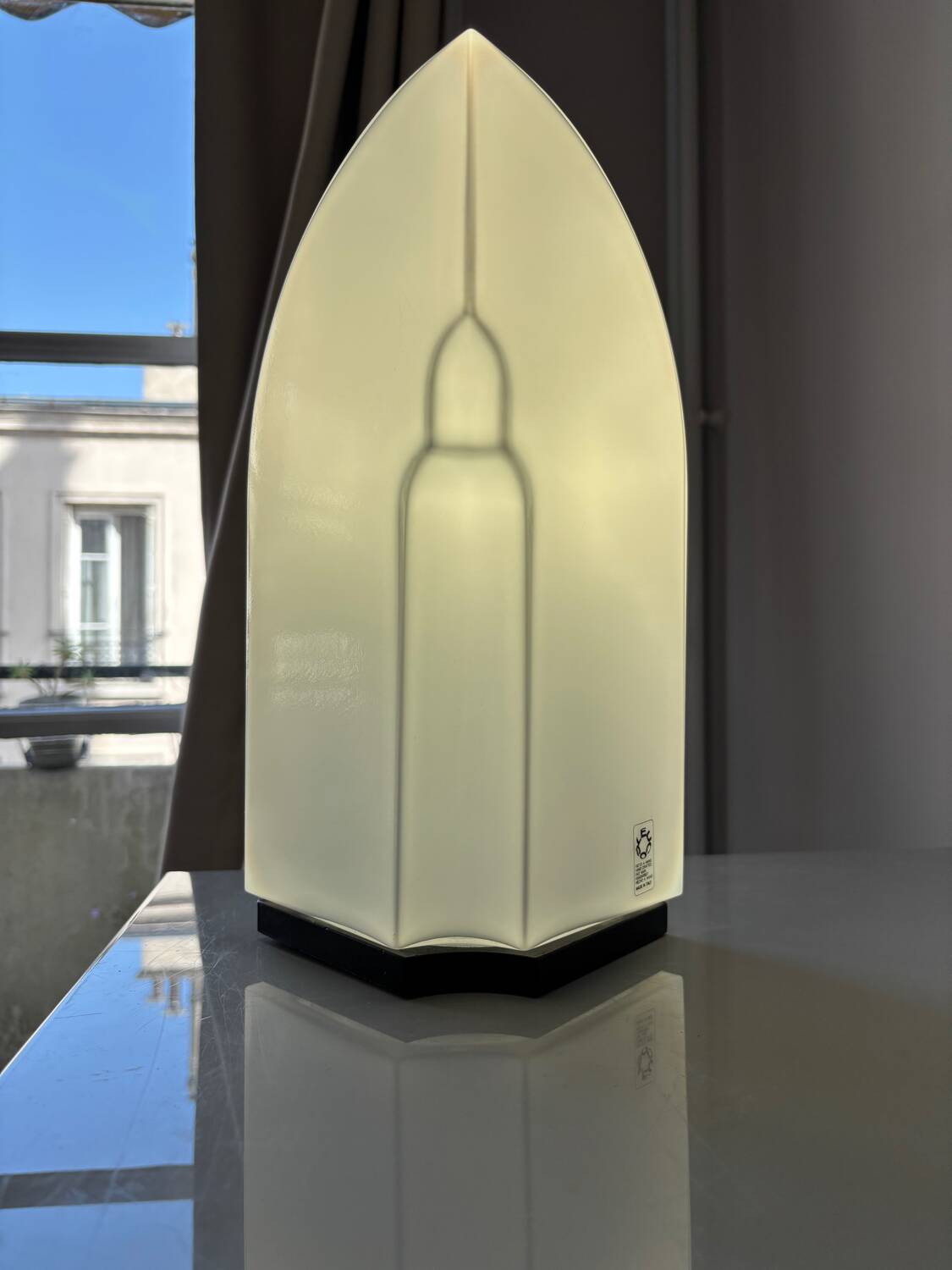 Mid-Century Leucos Tiki 33 Table Lamp in Murano Glass by Kazuhide