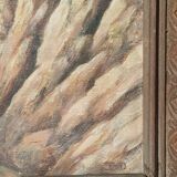 Painting on wood "seaside"