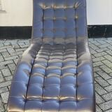 Vintage tuft stitched chaise lounger