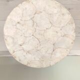 Capiz Tripod Round Stool