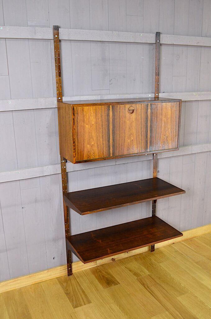 Danish wall system in Rio Poul Cadovius rosewood 1960