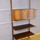 Danish wall system in Rio Poul Cadovius rosewood 1960