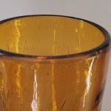 Biot glass vase