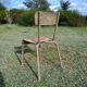 Chaise acier