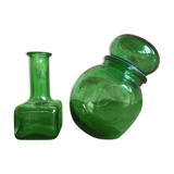 Green Jar Lever and bottle