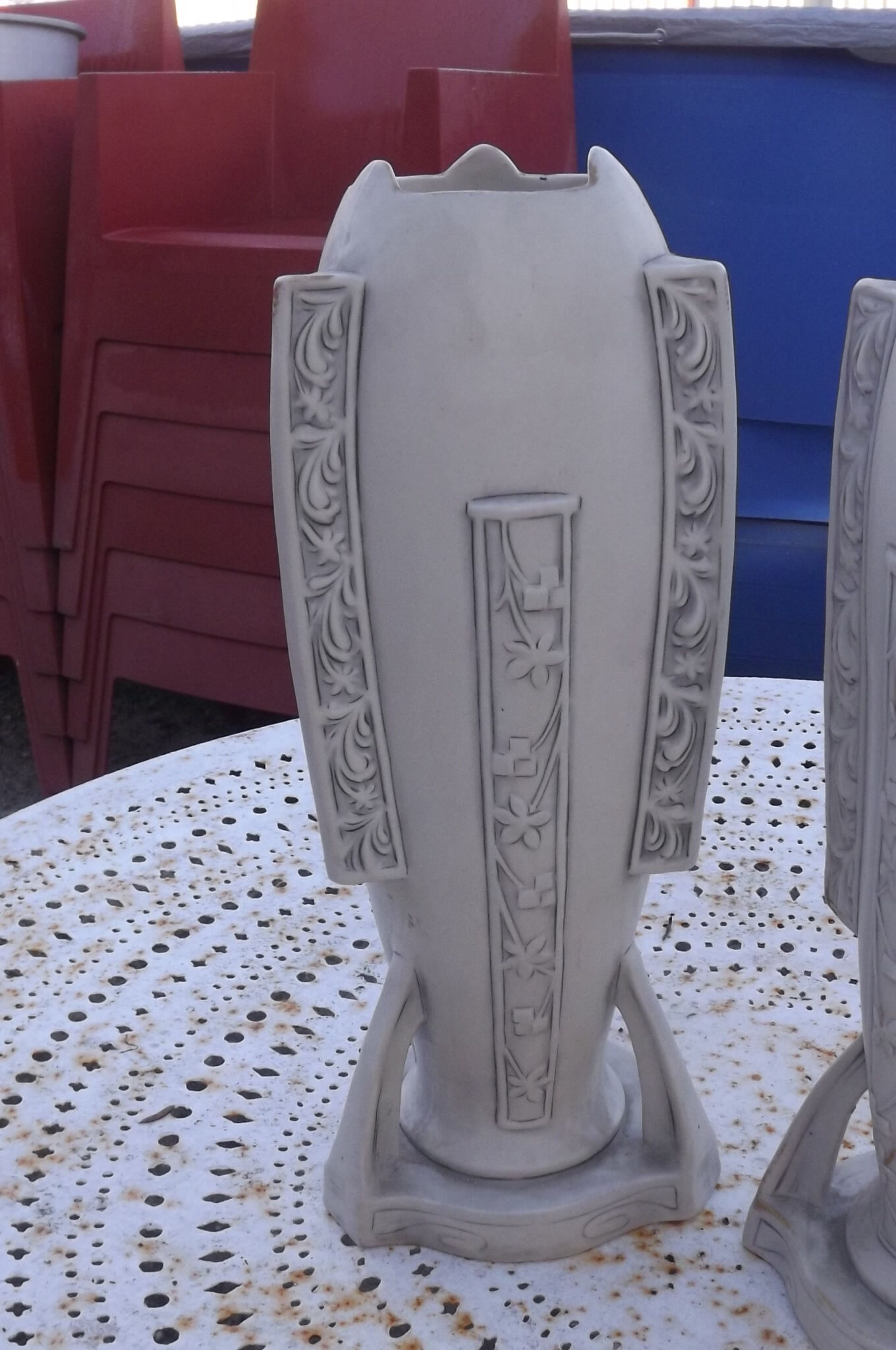 Paire de vases Art-deco Royal Dux