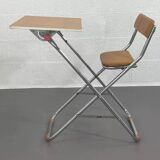 Vintage folding school desk