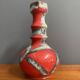 Red fat lava vase by Jopeko model 7201-21