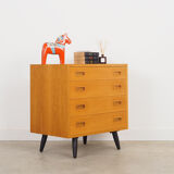 Ash chest of drawers, Danish design, 1970s, manufacture: Hundevad