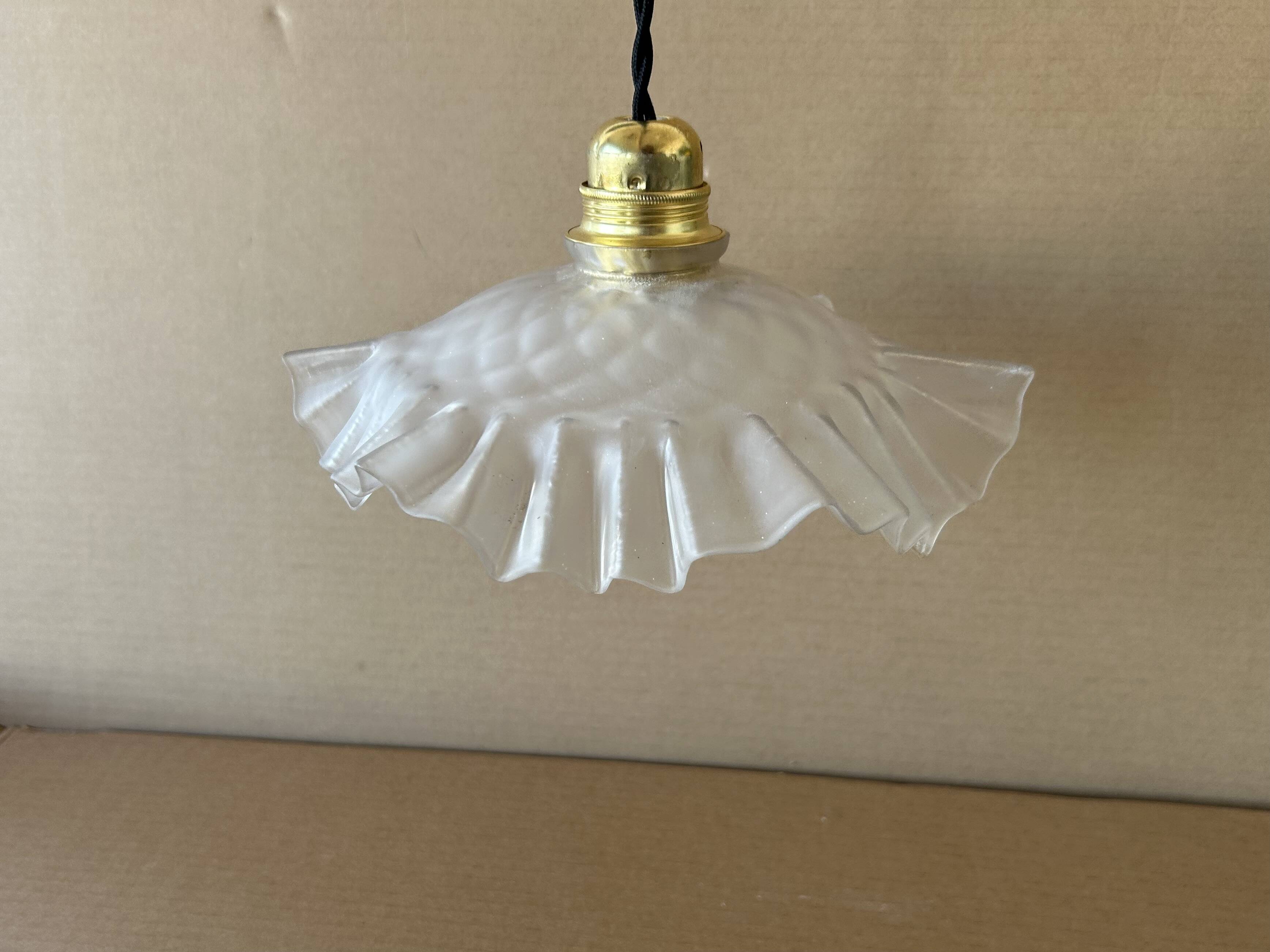 Antique glass pendant