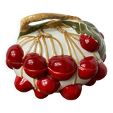 Cherry soup tureen barbotine