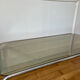 Table basse en verre fumé vintage