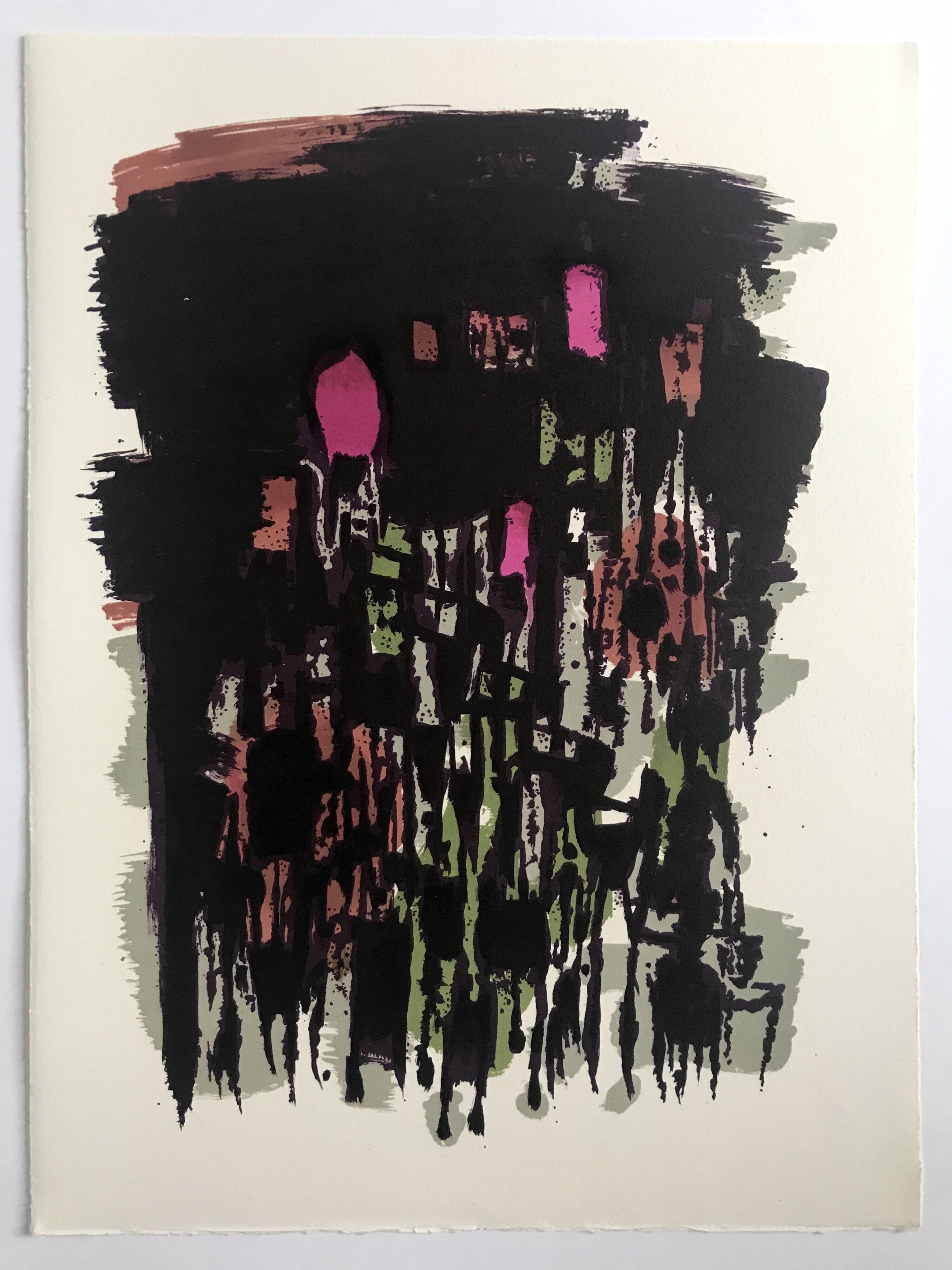 Alfred MANESSIER, Capernaum, 1978. Original lithograph