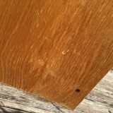 Curtain binder veneer gilded oak height 121cm