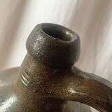 Old glazed stoneware jar - height: 50 cm