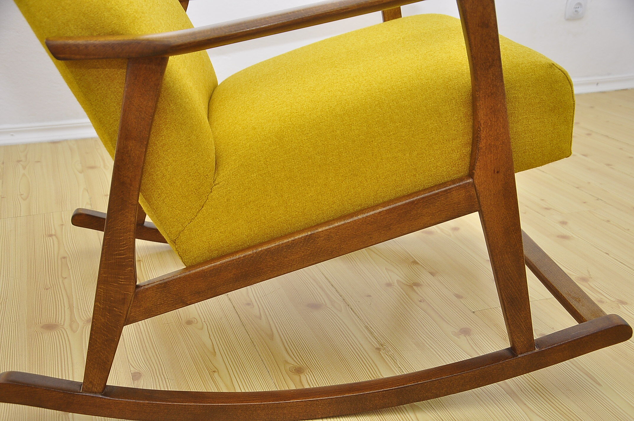 Yellow rocking chair, 1960s
