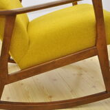 Yellow rocking chair, 1960s