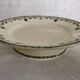 Dish on piedouche earthenware, vintage BHV crockery