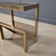 Brass magazine rack by Belgochrom, 1970s