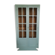 Glazed Parisian wardrobe, green water vintage wardrobe