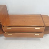 Walnut Cabinet and Sideboard by A.A. Patijn for Zijlstra, 1950's