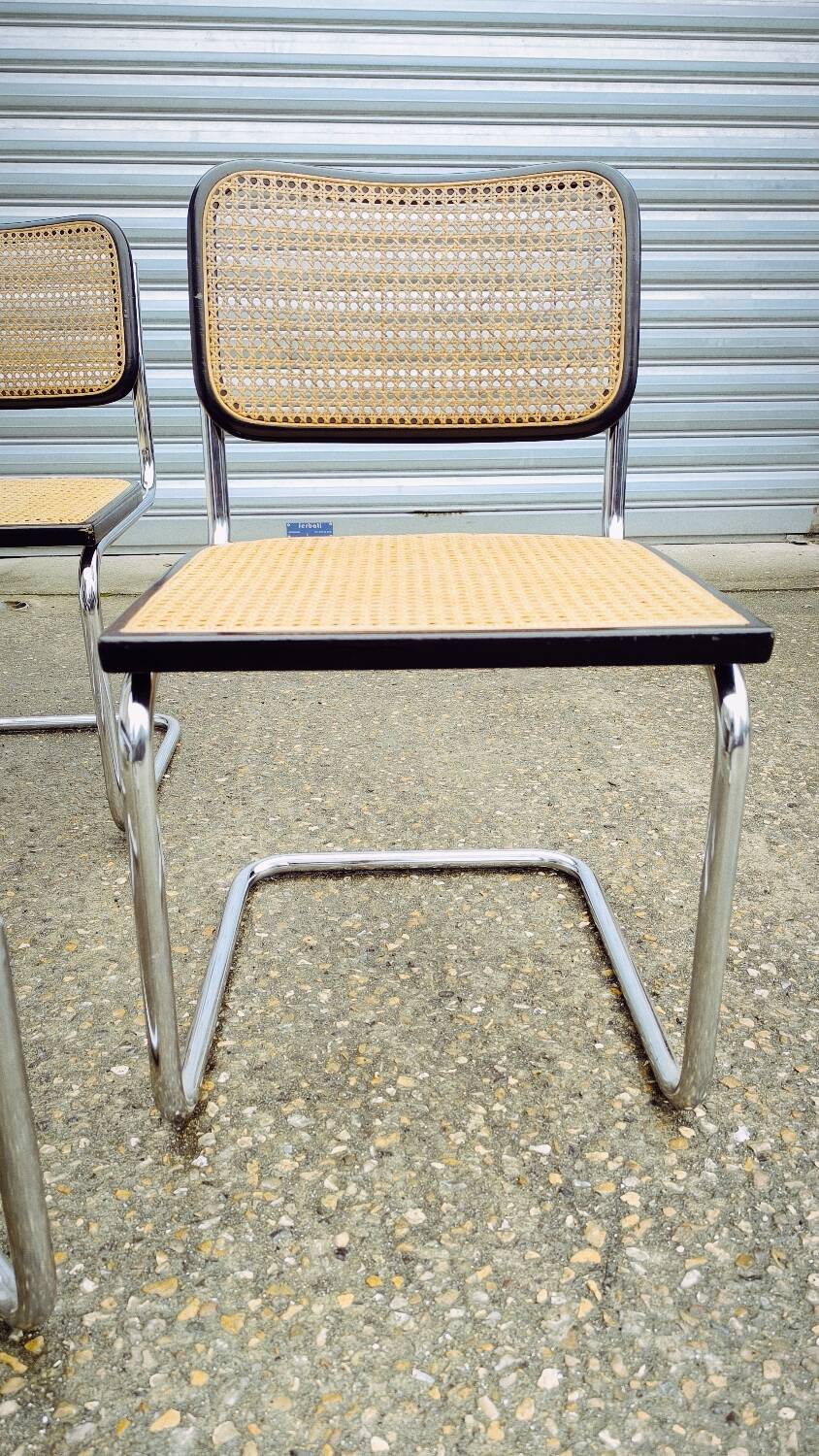 Pair of Cesca B32 chairs by Marcel Breuer