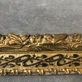 Old wooden frame and gilded stucco 50x60