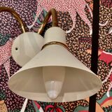 Double adjustable wall lamp Scandinavian design.