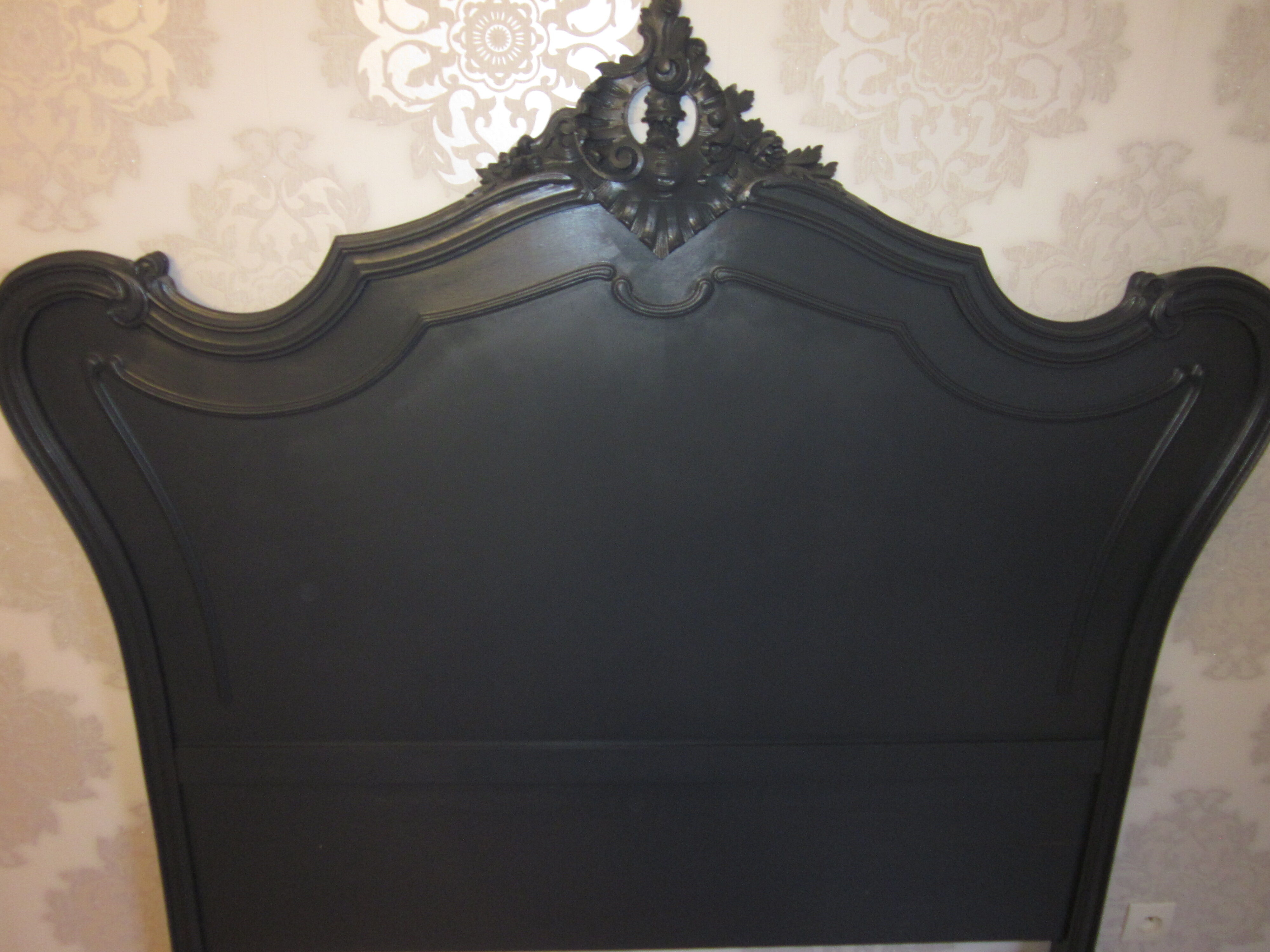 bed head louis xv grey anthracite