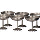 6 stainless steel ice cream cups Guy Degrenne 1970