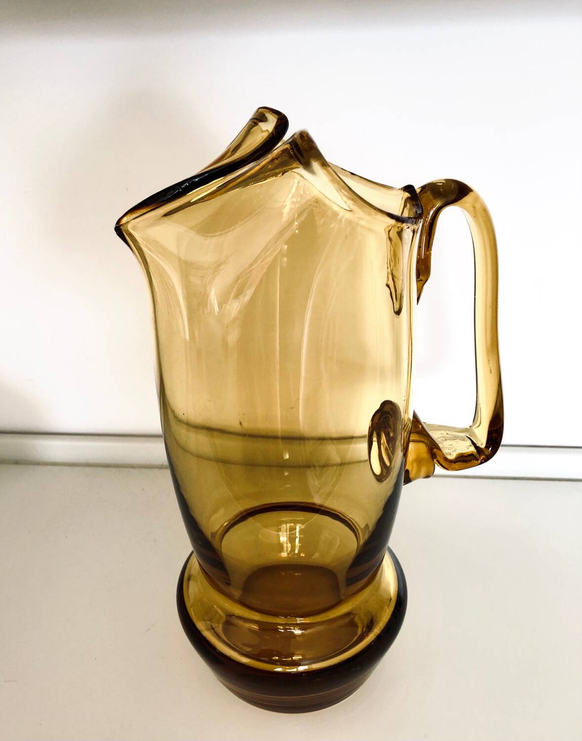 Pitcher in Art Lorraine glassware