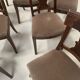 Suite de sept chaises en acajou massif XIX siècle