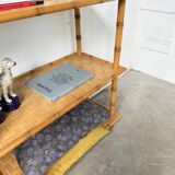 Large rattan shelf 1960