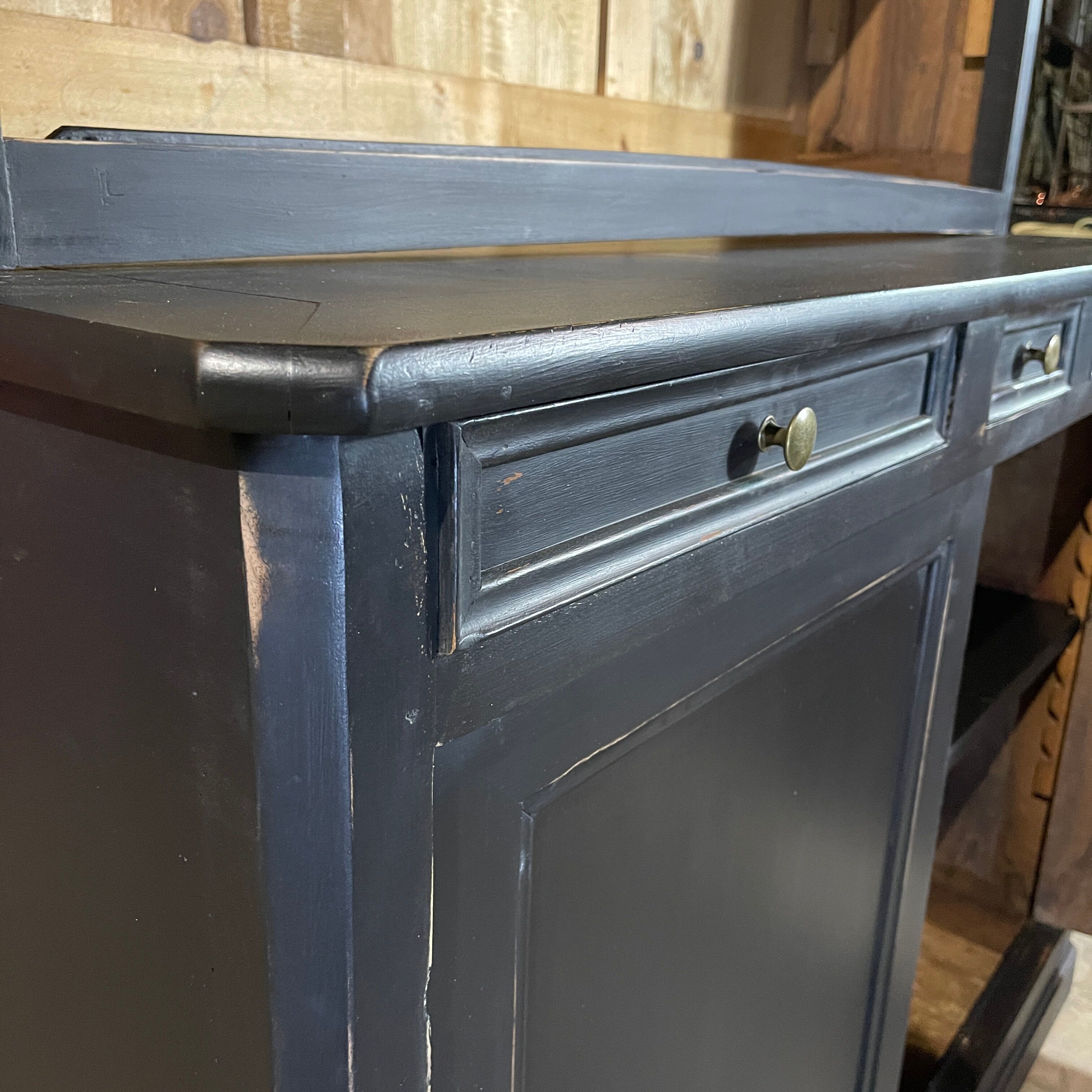Black patina cupboard