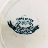 4 deep plates "St-Amandinoise" Model "Margot"