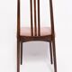 Mid-Century Beech Chair in Pale Pink Boucle, Walnut Wood, by M. Zielinski, Europe, 1960s