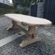 Large monastery table made of solid oak.