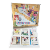 Lotto type game - "The game of savoir-vivre" Fernand Nathan 60' 70' vintage
