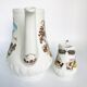English earthenware cafeteria and its milk pot